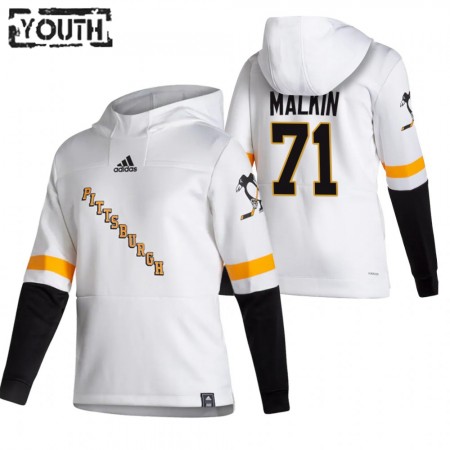 Dětské Pittsburgh Penguins Evgeni Malkin 71 2020-21 Reverse Retro Pullover Mikiny Hooded